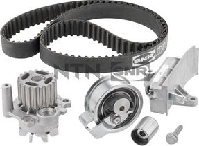 SNR KDP457.440 - Водяной насос + комплект зубчатого ремня ГРМ www.autospares.lv