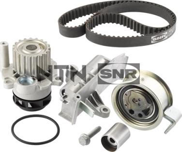 SNR KDP457.541 - Водяной насос + комплект зубчатого ремня ГРМ www.autospares.lv