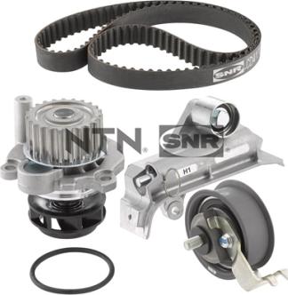 SNR KDP457.560 - Водяной насос + комплект зубчатого ремня ГРМ www.autospares.lv