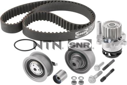 SNR KDP457.681 - Водяной насос + комплект зубчатого ремня ГРМ www.autospares.lv