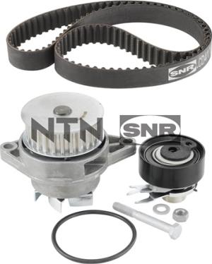 SNR KDP457.140 - Водяной насос + комплект зубчатого ремня ГРМ www.autospares.lv