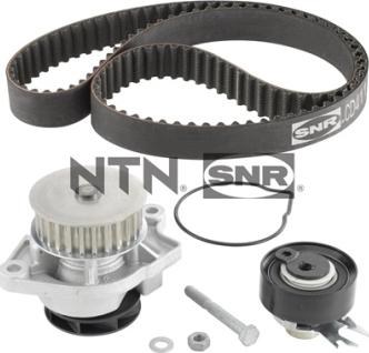 SNR KDP457.141 - Водяной насос + комплект зубчатого ремня ГРМ www.autospares.lv