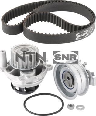 SNR KDP457.320 - Водяной насос + комплект зубчатого ремня ГРМ www.autospares.lv