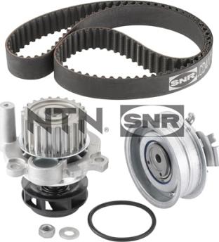 SNR KDP457.321 - Водяной насос + комплект зубчатого ремня ГРМ www.autospares.lv