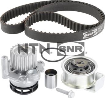 SNR KDP457.270 - Водяной насос + комплект зубчатого ремня ГРМ www.autospares.lv