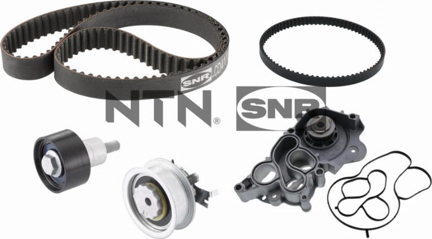 SNR KDP457.752 - Водяной насос + комплект зубчатого ремня ГРМ www.autospares.lv