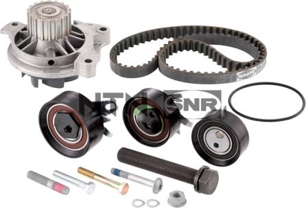 SNR KDP465.010 - Водяной насос + комплект зубчатого ремня ГРМ www.autospares.lv