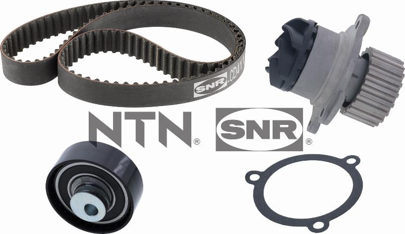 SNR KDP472.010 - Ūdenssūknis + Zobsiksnas komplekts www.autospares.lv