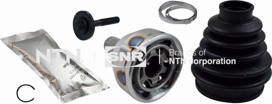 SNR OJK52.011 - Šarnīru komplekts, Piedziņas vārpsta www.autospares.lv