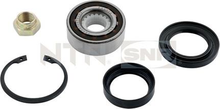 SNR R159.05 - Подшипник ступицы колеса, комплект www.autospares.lv