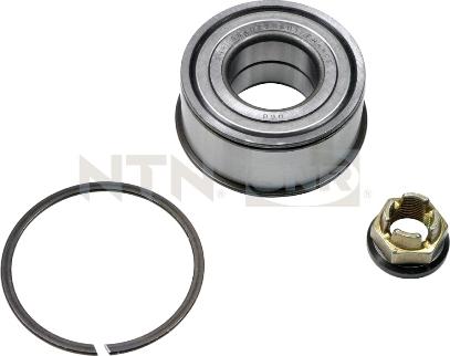 SNR R155.44 - Подшипник ступицы колеса, комплект www.autospares.lv