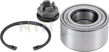 SNR R155.62 - Подшипник ступицы колеса, комплект www.autospares.lv