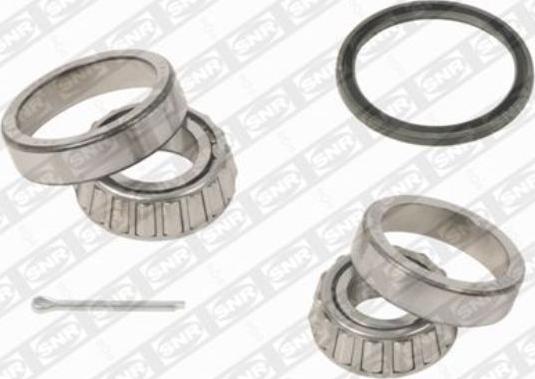 SNR R155.03 - Подшипник ступицы колеса, комплект www.autospares.lv