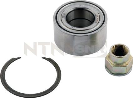 SNR R158.37 - Подшипник ступицы колеса, комплект www.autospares.lv