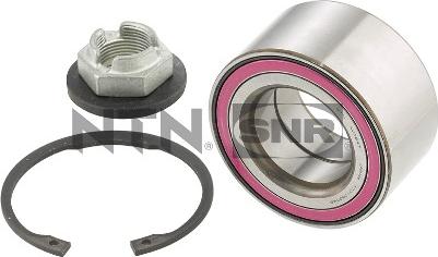 SNR R152.55 - Подшипник ступицы колеса, комплект www.autospares.lv