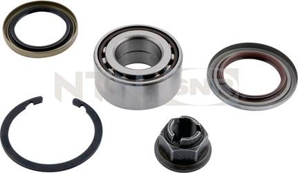 SNR R165.25 - Подшипник ступицы колеса, комплект www.autospares.lv