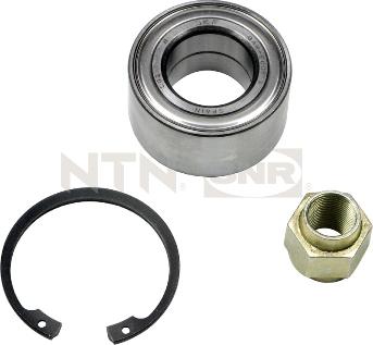 SNR R166.14 - Подшипник ступицы колеса, комплект www.autospares.lv