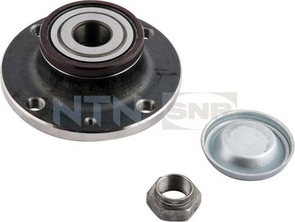 SNR R166.32 - Подшипник ступицы колеса, комплект www.autospares.lv