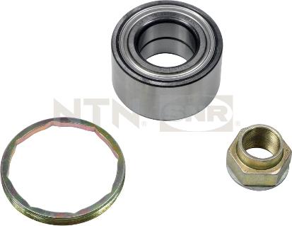 SNR R160.18 - Подшипник ступицы колеса, комплект www.autospares.lv