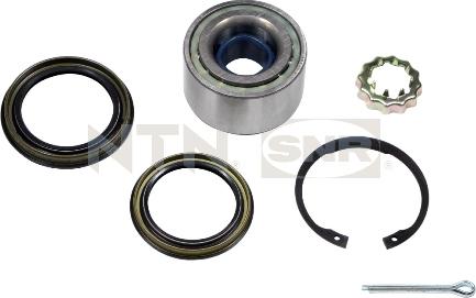 SNR R168.40 - Подшипник ступицы колеса, комплект www.autospares.lv