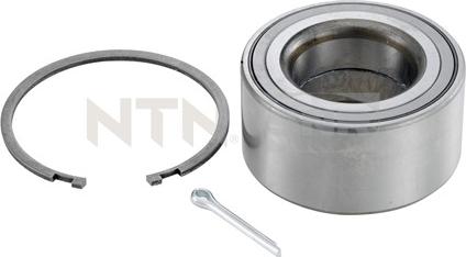 SNR R168.63 - Подшипник ступицы колеса, комплект www.autospares.lv