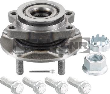 SNR R168.131 - Подшипник ступицы колеса, комплект www.autospares.lv