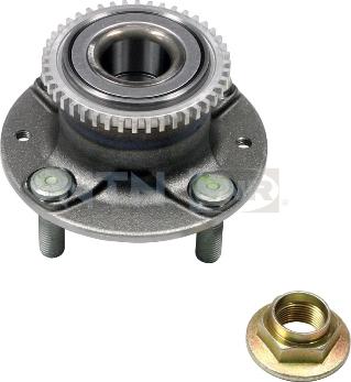 SNR R170.24 - Подшипник ступицы колеса, комплект www.autospares.lv