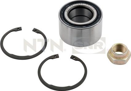 SNR R172.03 - Подшипник ступицы колеса, комплект www.autospares.lv