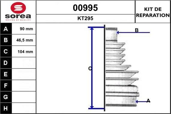 SNRA 00995 - Putekļusargs, Piedziņas vārpsta autospares.lv