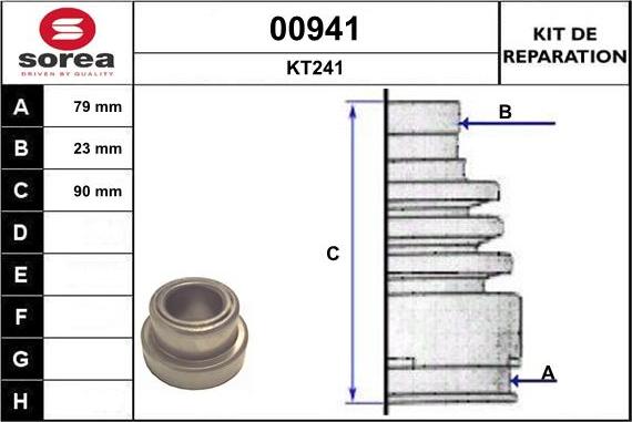 SNRA 00941 - Putekļusargs, Piedziņas vārpsta autospares.lv