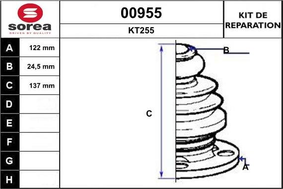 SNRA 00955 - Пыльник, приводной вал www.autospares.lv