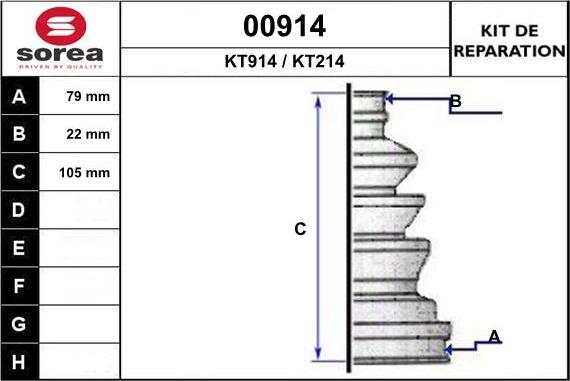 SNRA 00914 - Putekļusargs, Piedziņas vārpsta www.autospares.lv