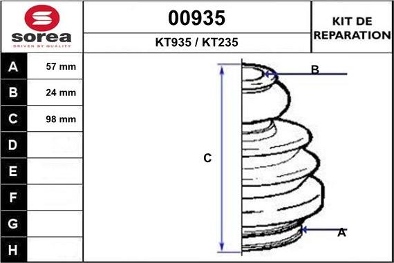 SNRA 00935 - Пыльник, приводной вал www.autospares.lv