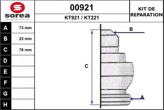 SNRA 00921 - Putekļusargs, Piedziņas vārpsta autospares.lv