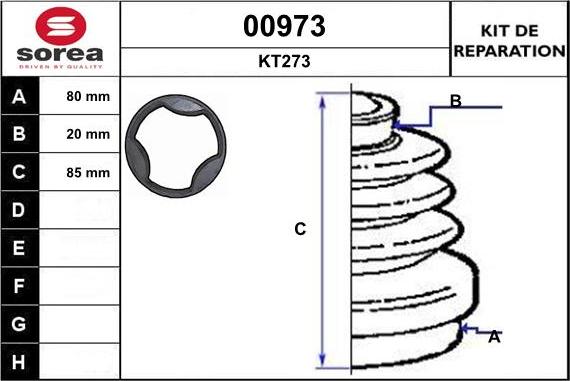 SNRA 00973 - Putekļusargs, Piedziņas vārpsta autospares.lv