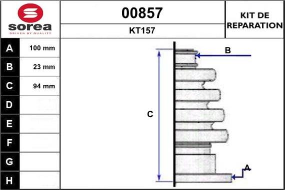 SNRA 00857 - Пыльник, приводной вал www.autospares.lv