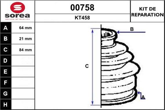 SNRA 00758 - Putekļusargs, Piedziņas vārpsta autospares.lv