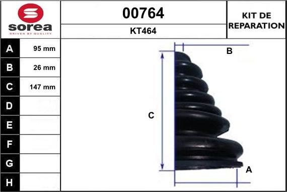 SNRA 00764 - Bellow, drive shaft www.autospares.lv