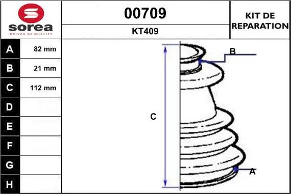 SNRA 00709 - Putekļusargs, Piedziņas vārpsta www.autospares.lv