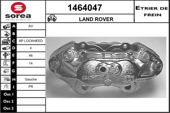 SNRA 1464047 - Bremžu suports www.autospares.lv