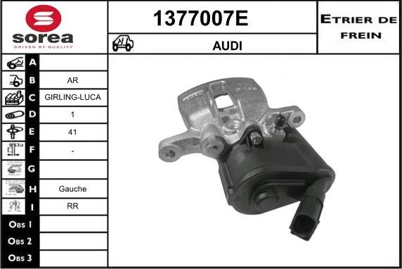 SNRA 1377007E - Bremžu suports www.autospares.lv