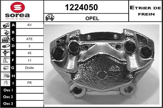 SNRA 1224050 - Тормозной суппорт www.autospares.lv