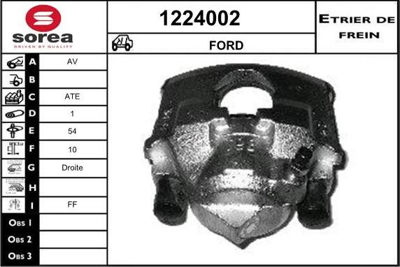 SNRA 1224002 - Тормозной суппорт www.autospares.lv