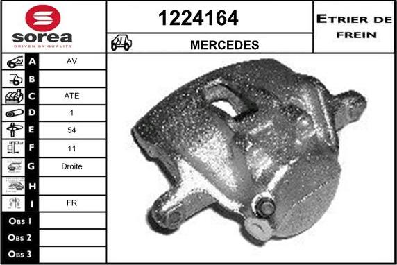 SNRA 1224164 - Bremžu suports autospares.lv