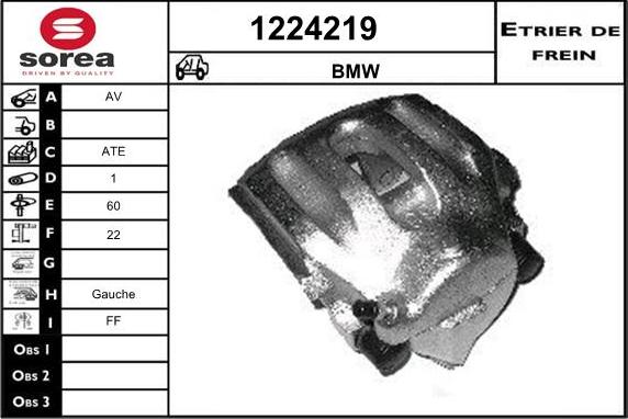 SNRA 1224219 - Bremžu suports autospares.lv