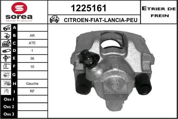 SNRA 1225161 - Тормозной суппорт www.autospares.lv