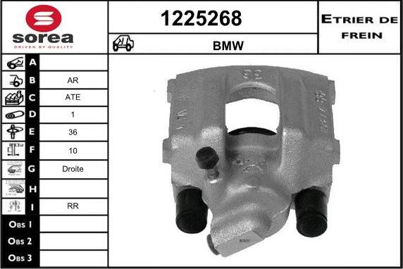 SNRA 1225268 - Тормозной суппорт www.autospares.lv