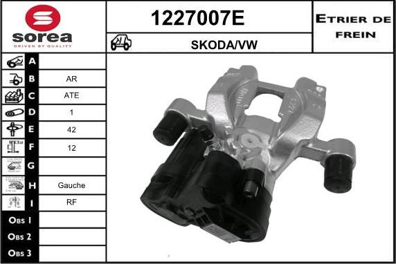 SNRA 1227007E - Тормозной суппорт www.autospares.lv