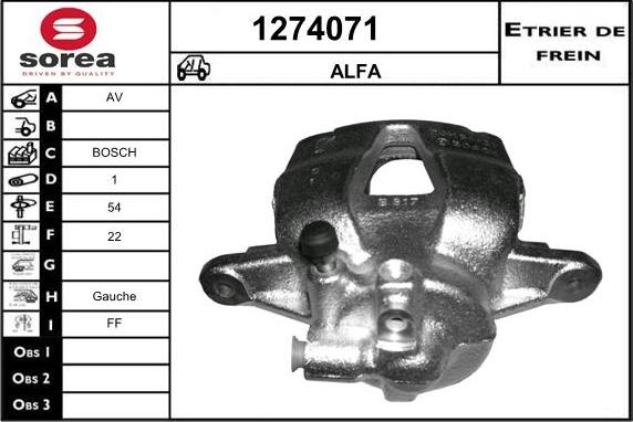 SNRA 1274071 - Bremžu suports www.autospares.lv