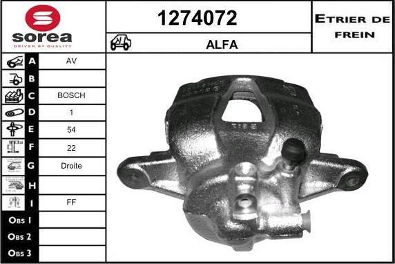 SNRA 1274072 - Bremžu suports www.autospares.lv